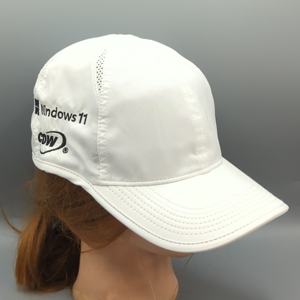 Nike Club Cap Microsoft Windows 11 CDW Promo White Unisex M/L Hat Adjustable